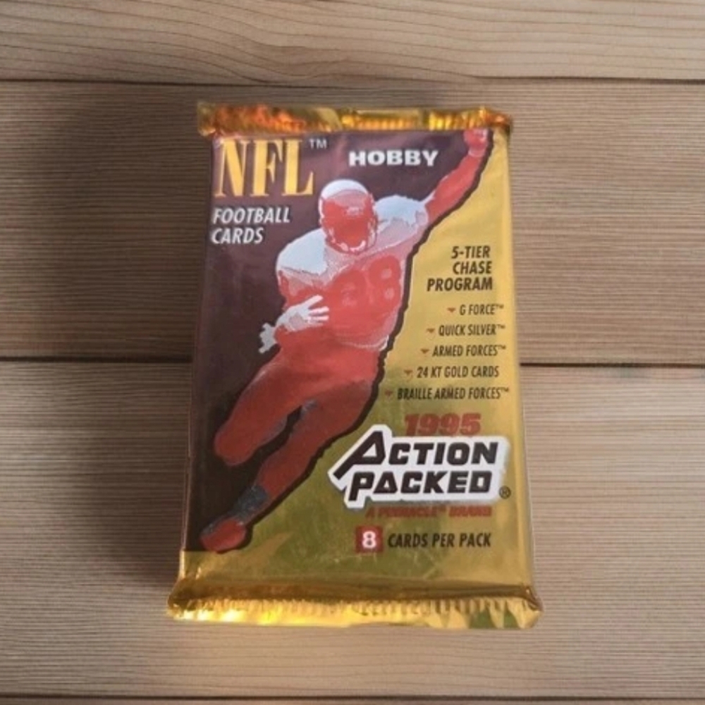 NFL Action Packed Football Cards Pack